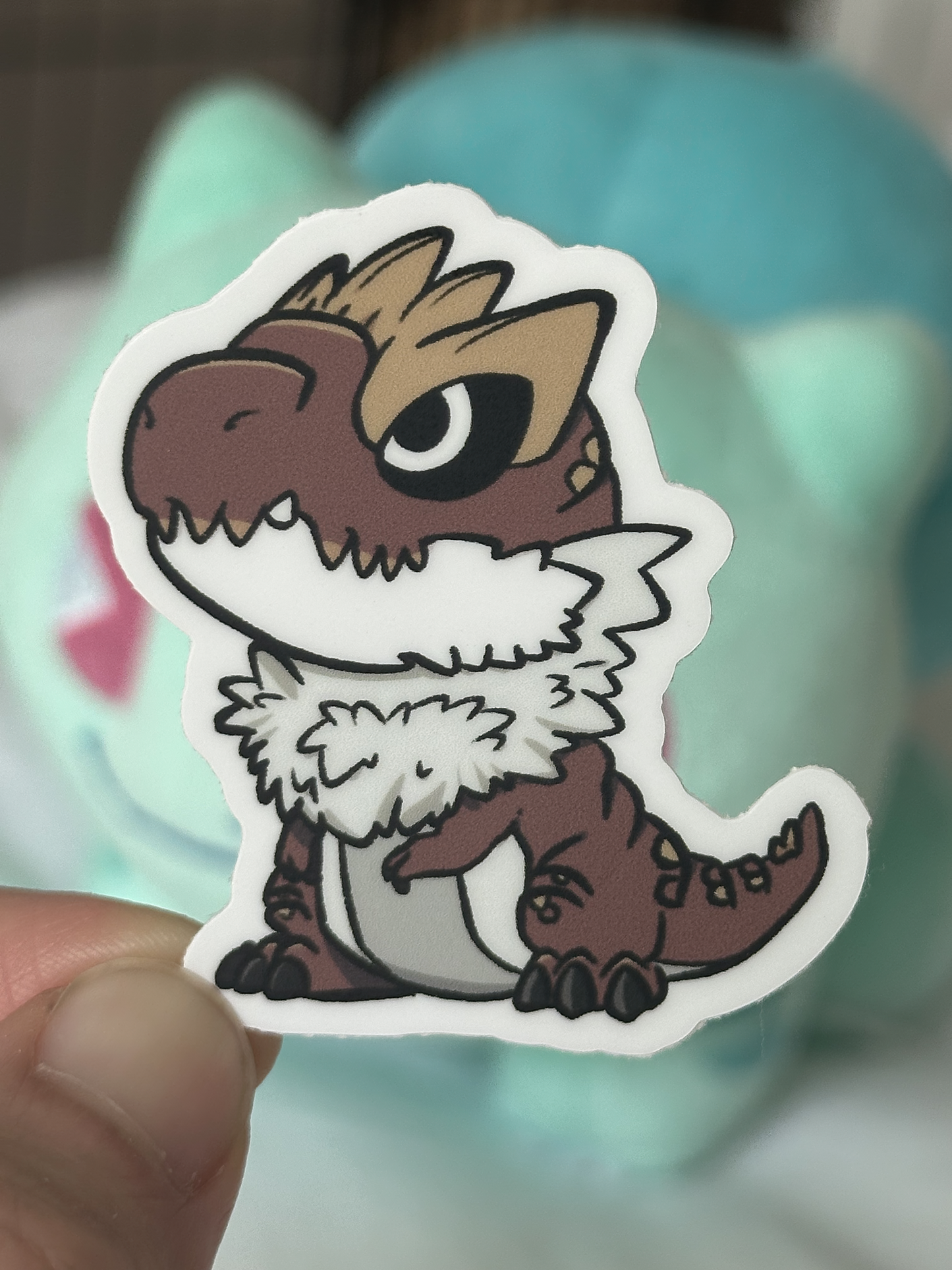 Cute Dinosaur Pokemon Stickers - Chibi Lapras, Tyrantrum, Feraligatr Vinyl Decals