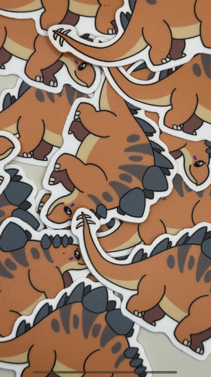 chibi stegosaurus dino sticker