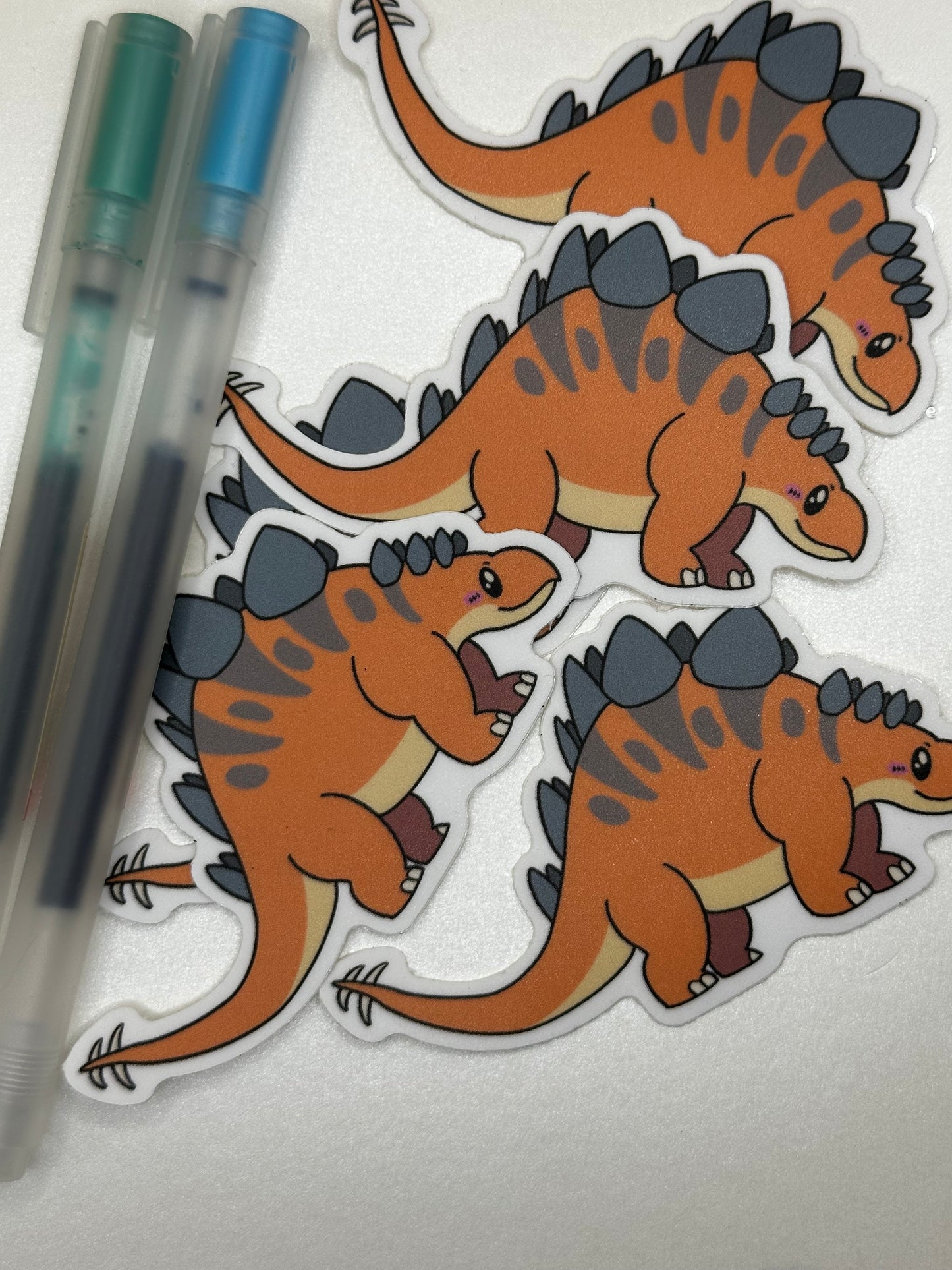 chibi stegosaurus dino sticker