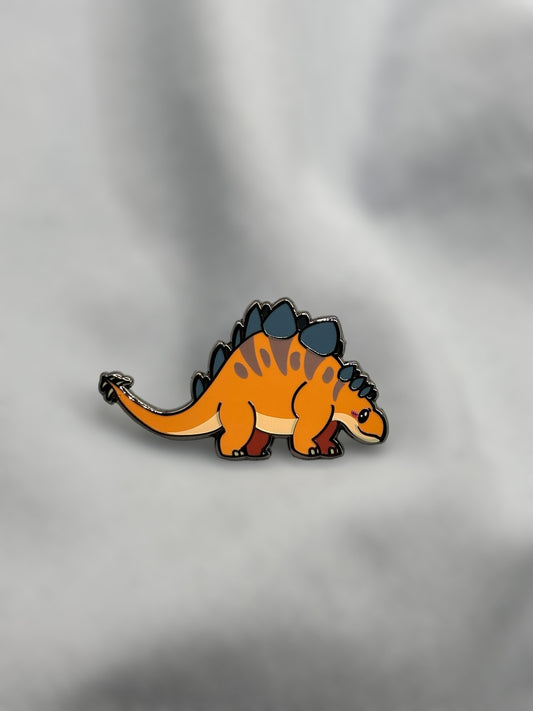 chibi stegosaurus hard enamel pin