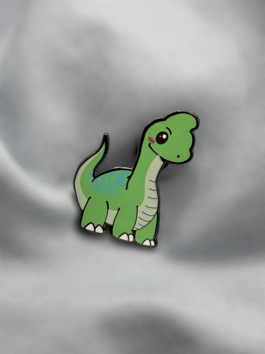 chibi brachiosaurus hard enamel pin