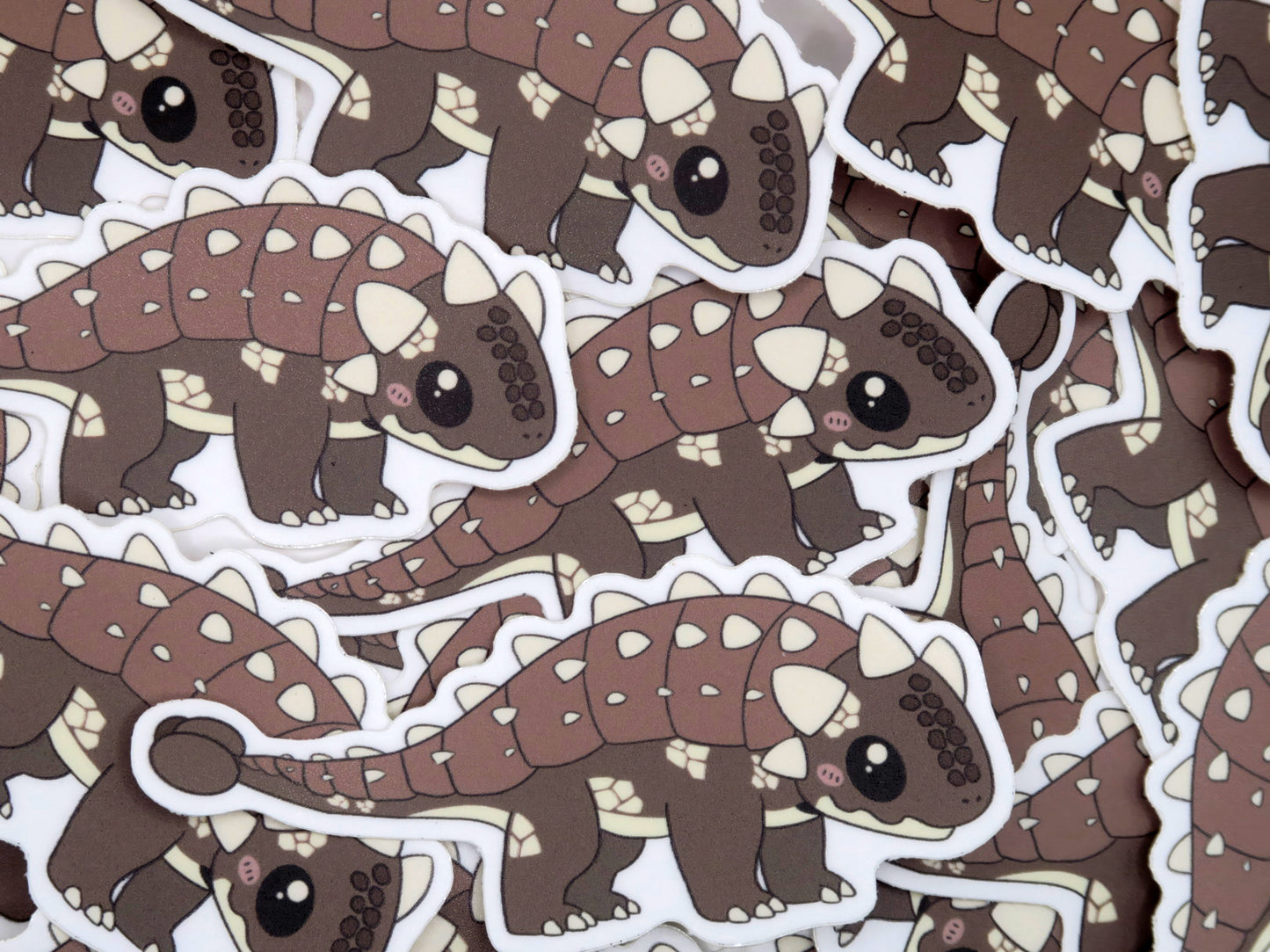 chibi ankylosaurus dino sticker