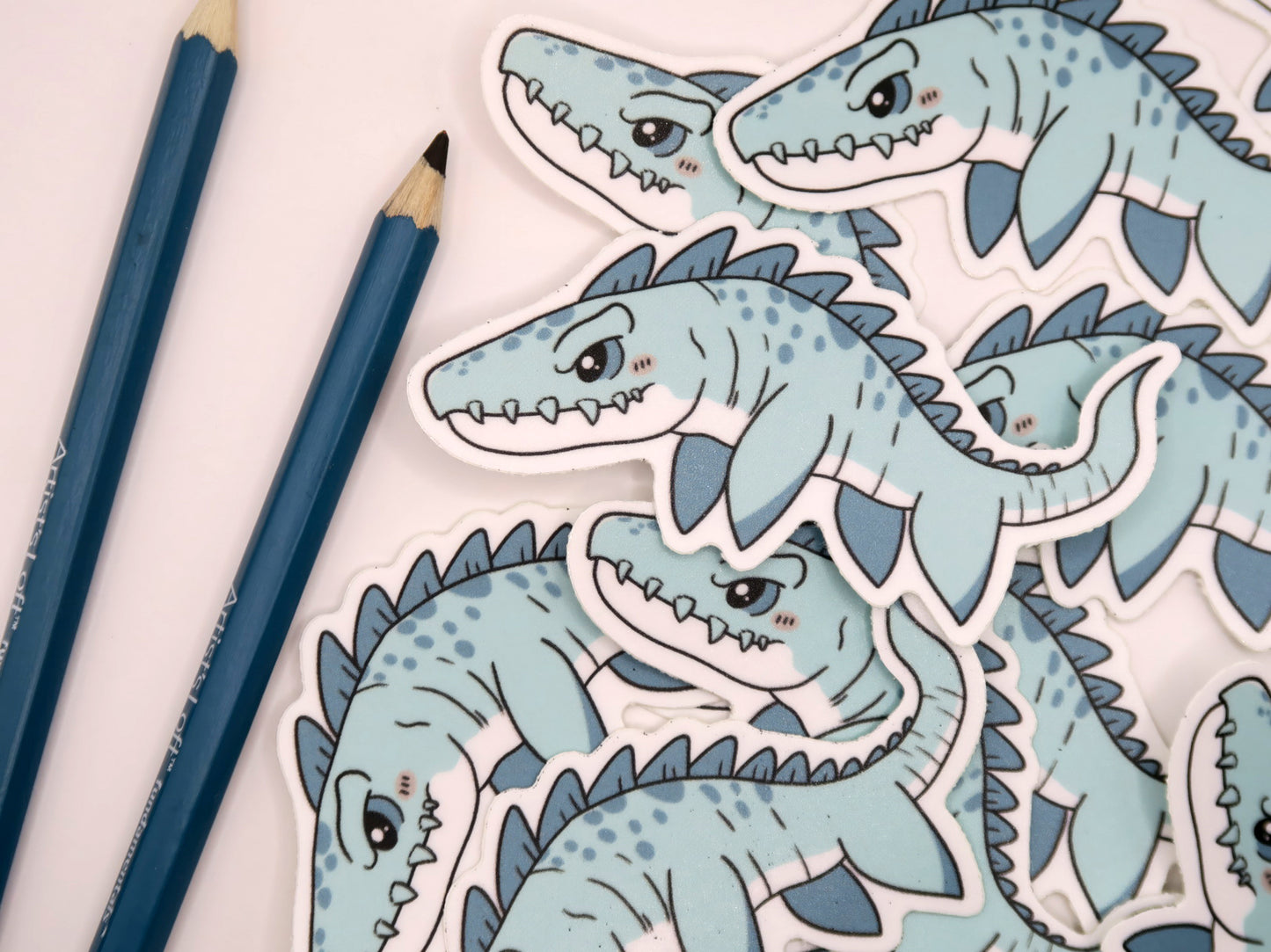 chibi mosasaurus dino sticker