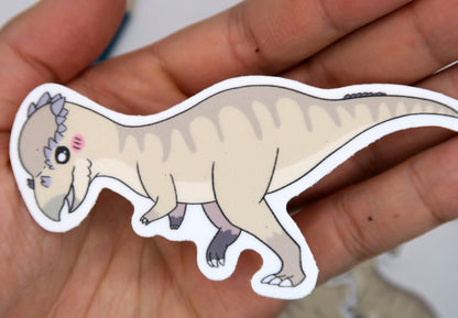 chibi pachycephalosaurus dino sticker