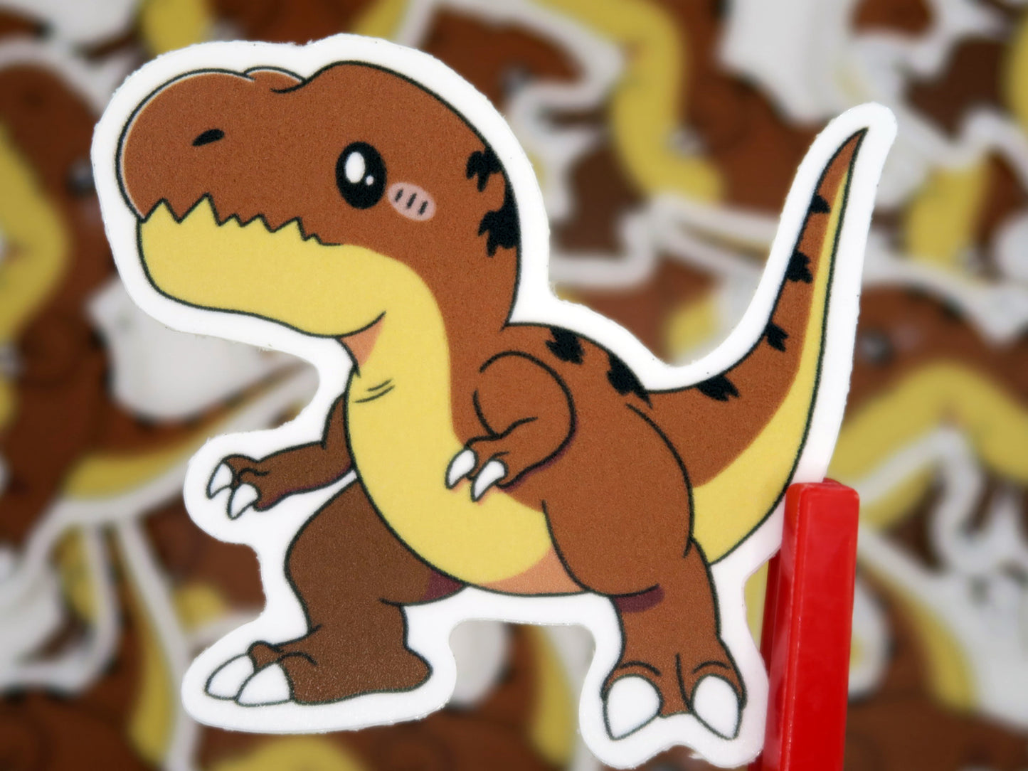 chibi t-rex dino sticker